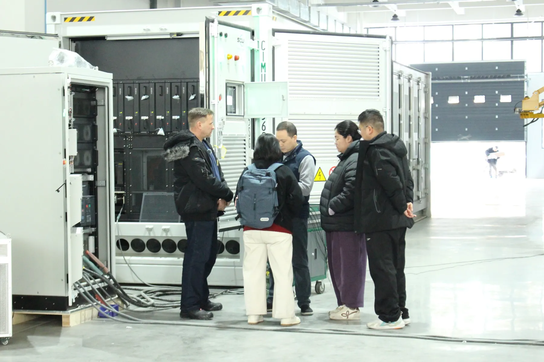 Technical alignment with the SCU team at a battery storage system